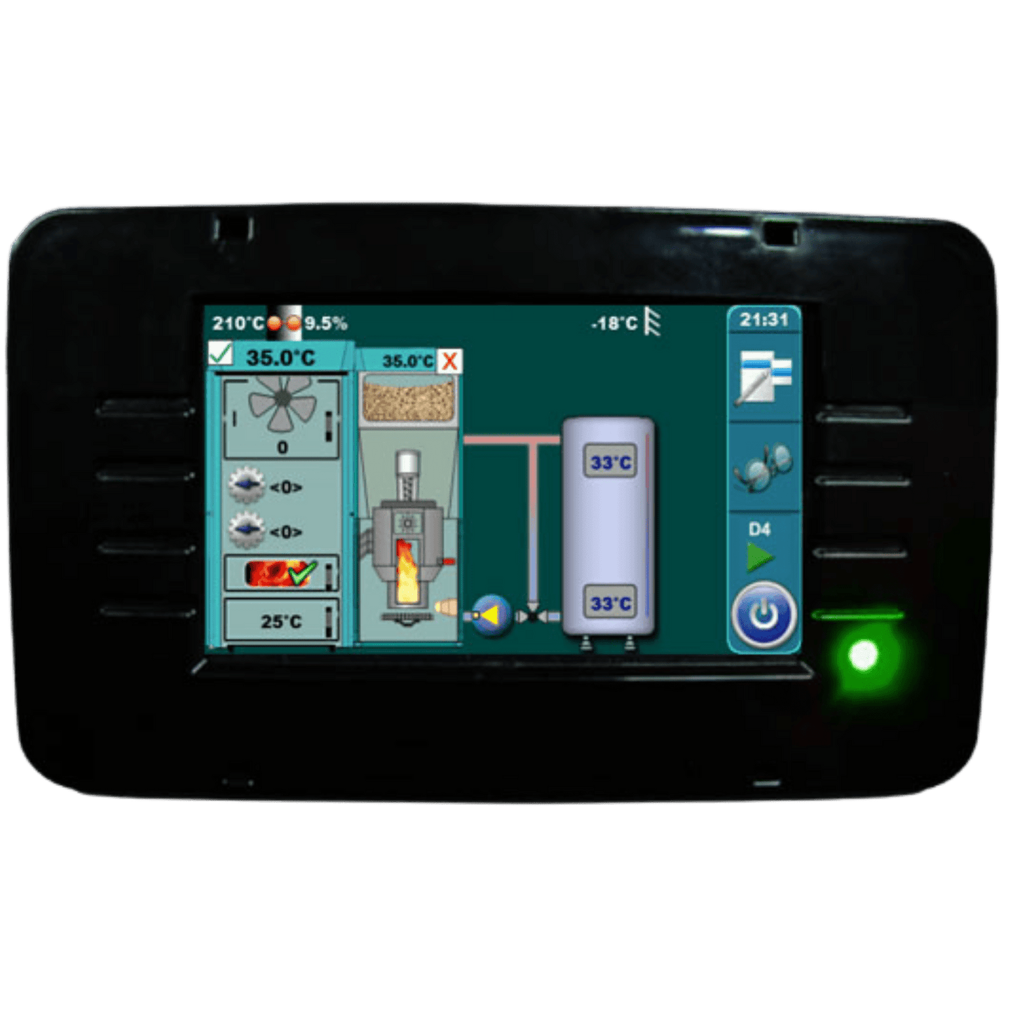 BiotecPlus- Kombinovaný Kotol na Pelety a Drevo - Zamat s.r.o